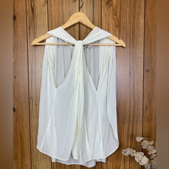 Country Road Knotted Two-Way Blouse Size Xs - Picture 5 of 10